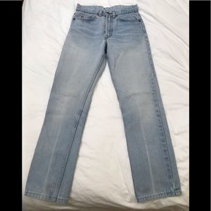 Vintage Orange Tab Levi’s Mom Jeans Light Wash